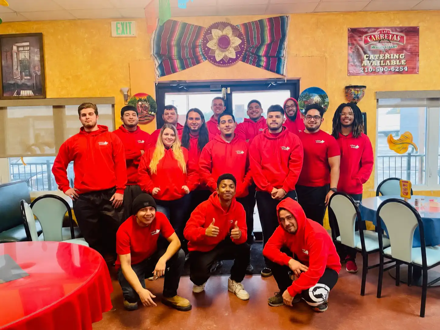The Half Price Movers crew gathered together