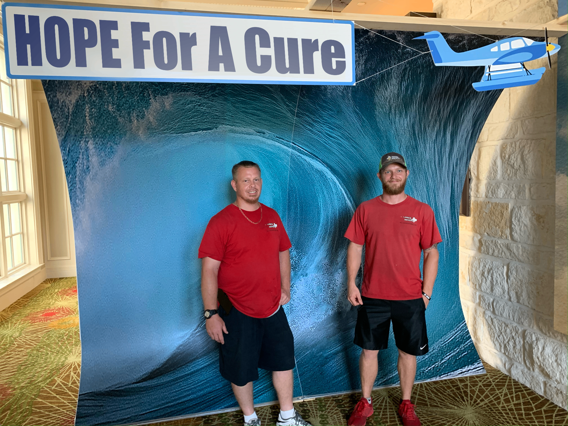 Half Price Movers crew at Hope For A Cure event